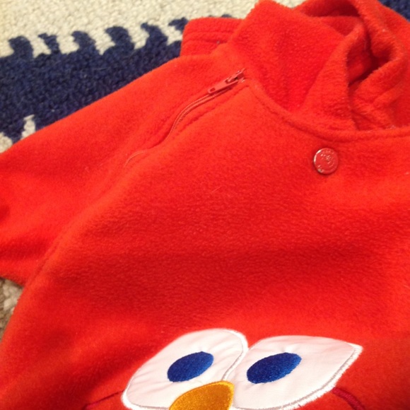 ELMO Fleece Onesie, Sesame Beginnings - Picture 6 of 8